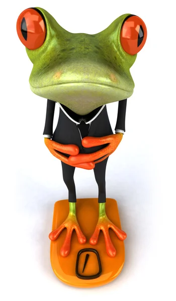 Frosch auf Diät — Stockfoto