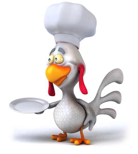 Chef de frango divertido — Fotografia de Stock