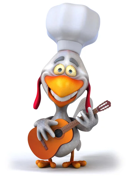 Divertente chef pollo — Foto Stock