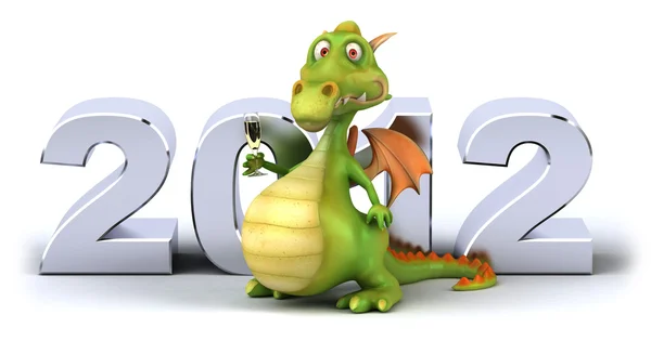 ドラゴンと 2012 年 — ストック写真