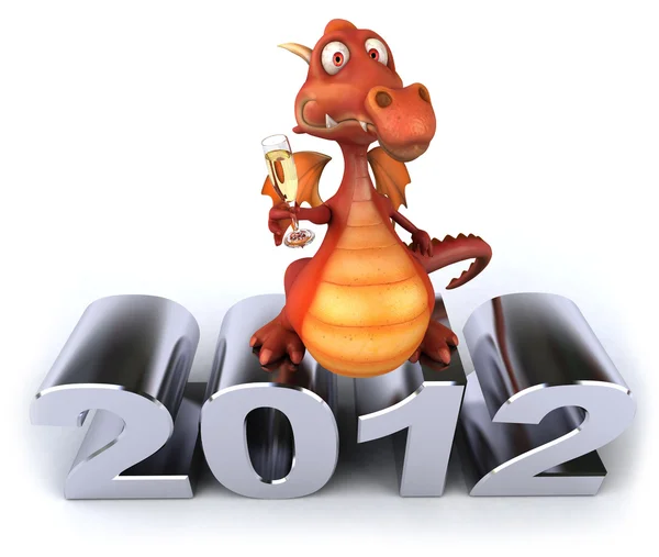 Dragon ve 2012 — Stok fotoğraf