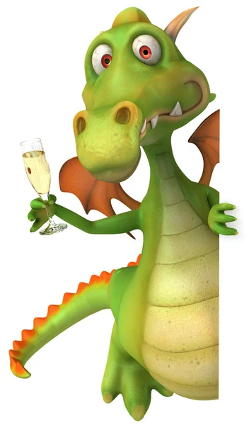 Dragon en champagne — Stockfoto