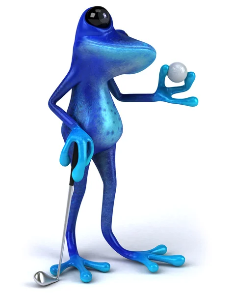 Blue frog — Stock Photo, Image