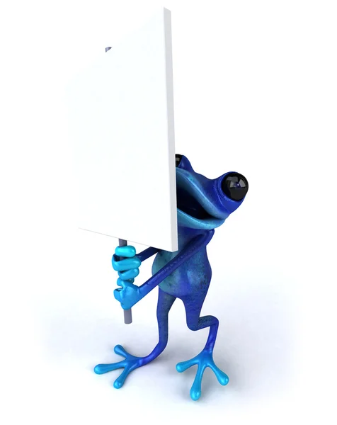 Mavi kurbağa — Stok fotoğraf