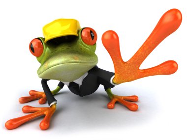 Frog illustration clipart