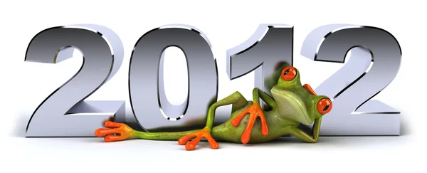 개구리와 2012 — 스톡 사진