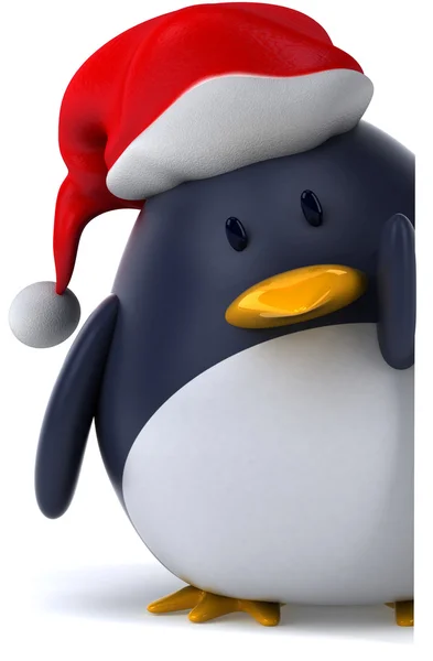 Pinguim e Natal — Fotografia de Stock