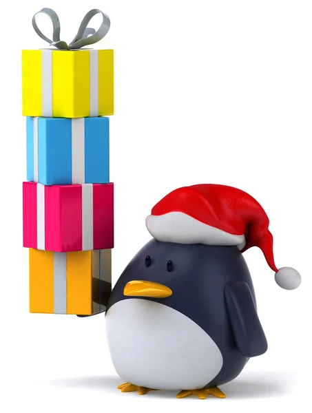 Pingüino y Navidad — Foto de Stock