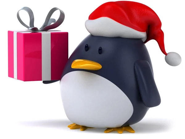 Pinguino e Natale — Foto Stock