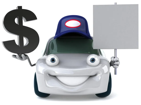 Car and dollar — Stock Photo, Image