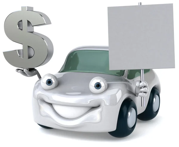 Car and dollar — Stock Photo, Image