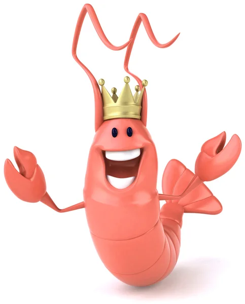 Король креветки — стокове фото