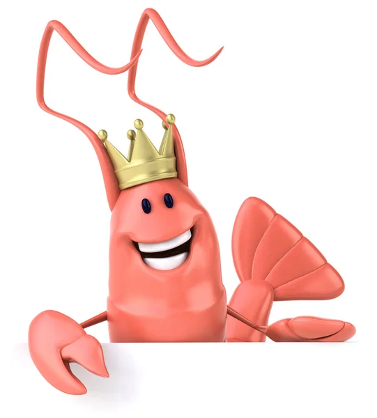 Король креветки — стокове фото