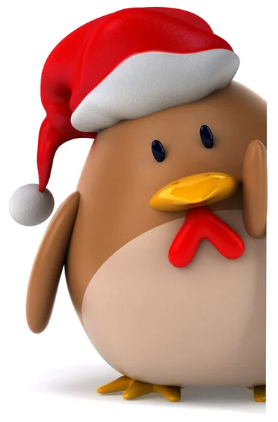Santa kyckling — Stockfoto