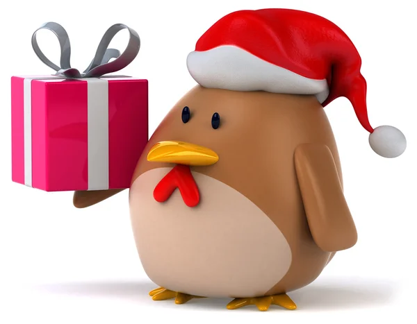 Santa kyckling — Stockfoto
