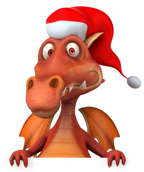 Vánoční drak — Stock fotografie