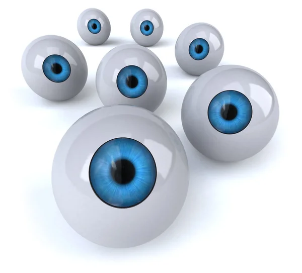 stock image Fun eye, 3d generated picture