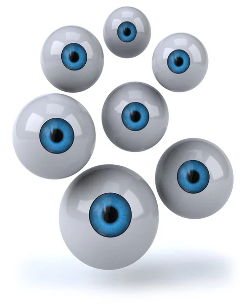 stock image Fun eye, 3d generated picture