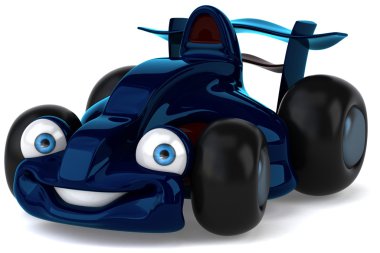 formule één, 3D-gegenereerde afbeelding