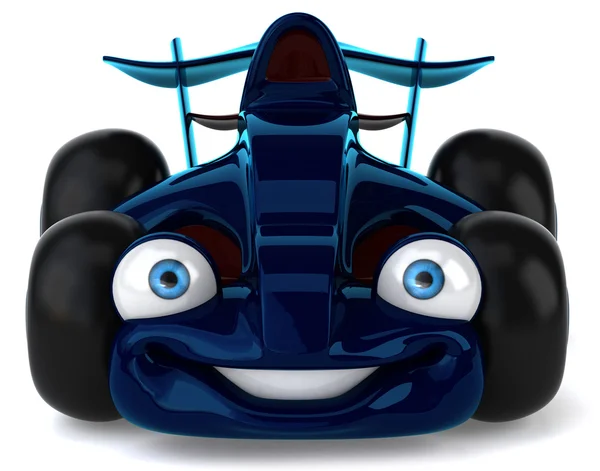 Dark blue car — Stock Photo, Image