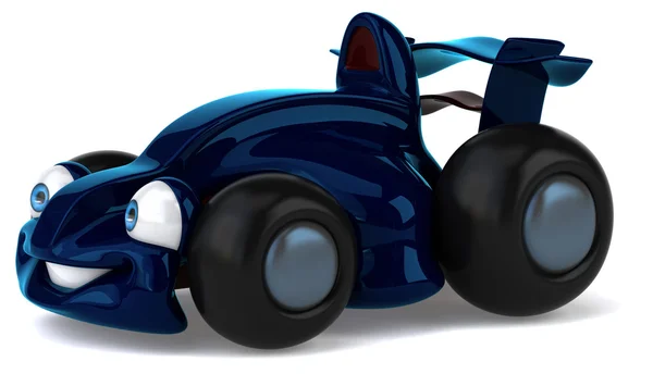 Donker blauwe auto — Stockfoto