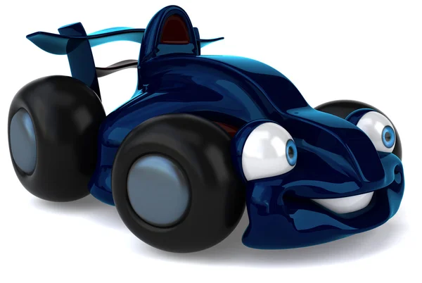 Dark blue car — Stock Photo, Image