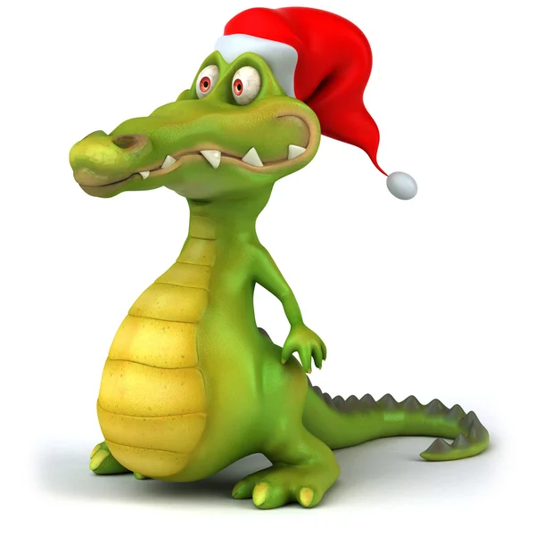 Krokodil 3D Illustration — Stockfoto