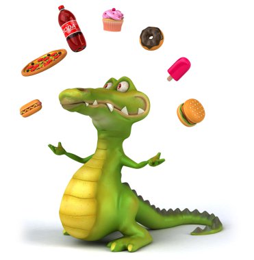 Crocodile clipart