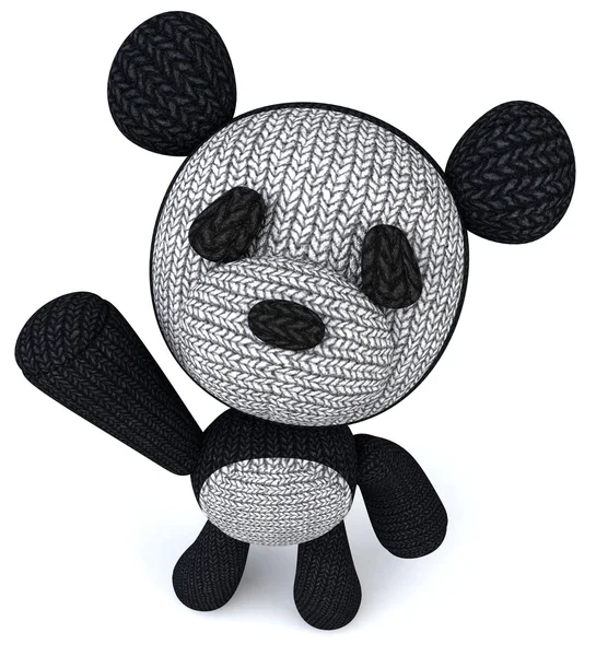 Happy panda 3d — Stock Photo, Image