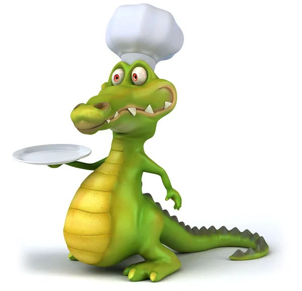 Chef de crocodile 3d — Photo