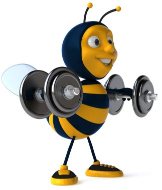 Arı dumbbells ile 3d