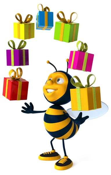 Пчела 3d — стоковое фото