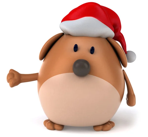 Perro de Navidad 3d —  Fotos de Stock
