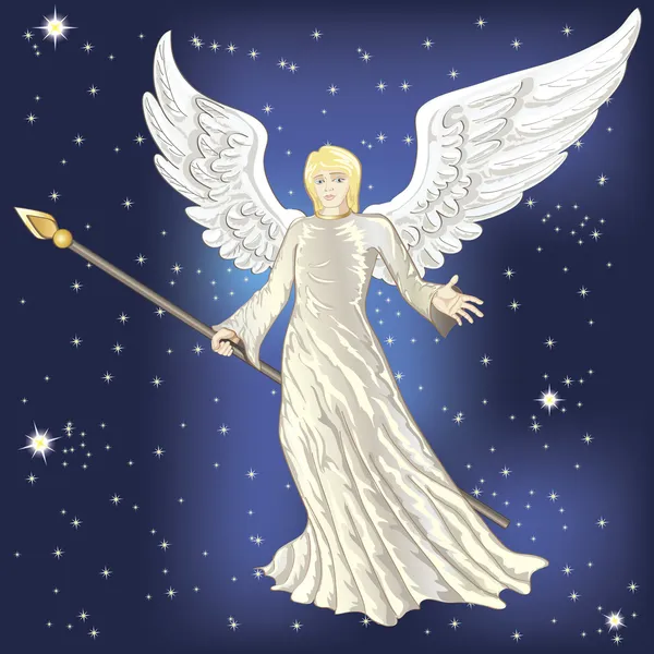Létající anděl — Stockový vektor