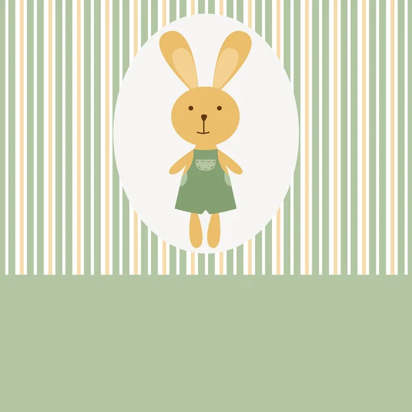 Rabbit boy — Stock Vector