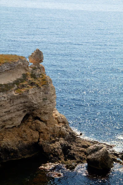 Falésias rochosas, costa do Mar Negro — Fotografia de Stock
