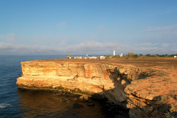 Scogliere rocciose, la costa del Mar Nero — Foto Stock