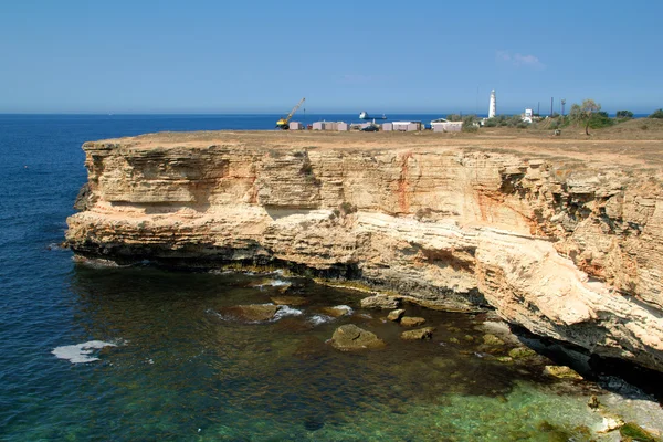 岩の崖、黒海沿岸 — ストック写真