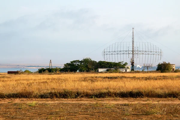 Radar militare del sistema antiaereo — Foto Stock