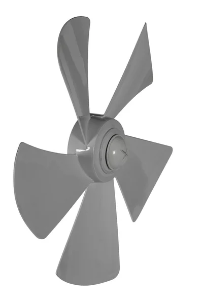 Ventilador de impulsor isolado no fundo branco — Fotografia de Stock