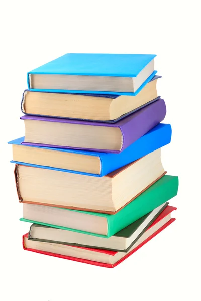 Bücher in verschiedenen Farben. — Stockfoto