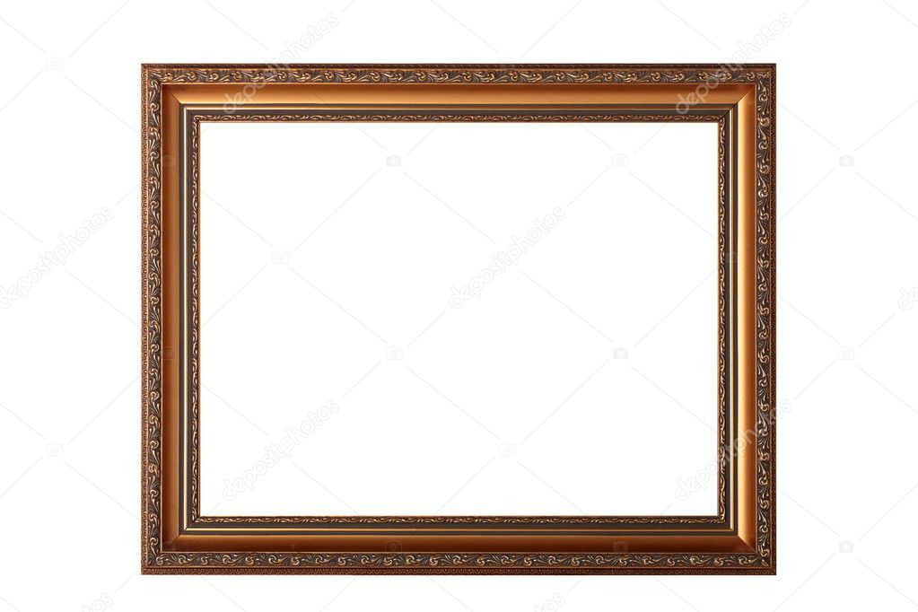 Age-old frame for pictures.