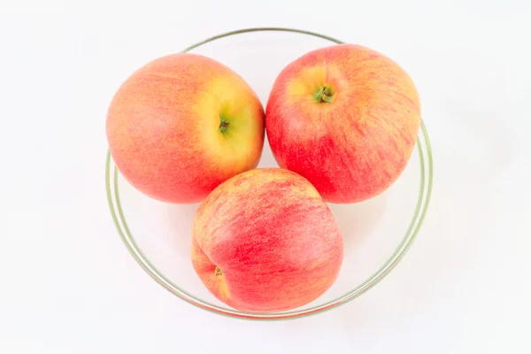Tři jablka. — Stock fotografie
