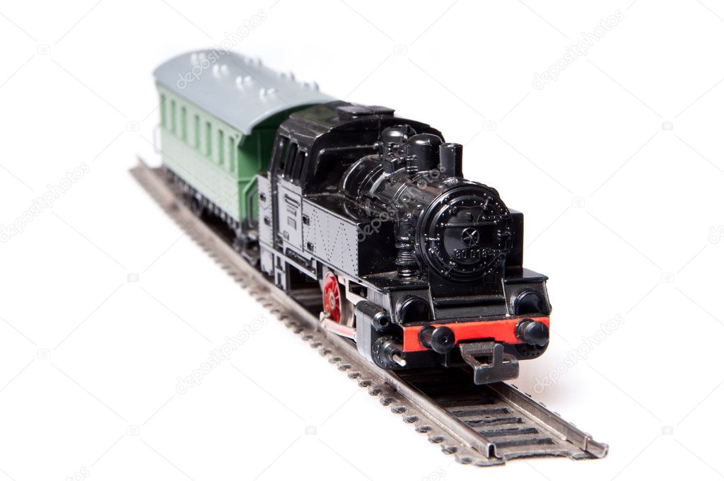 Toy steam train model