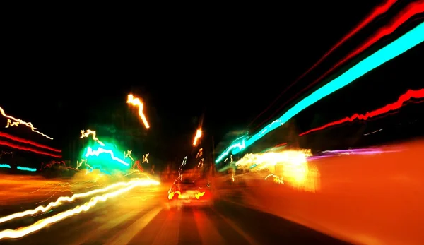 stock image Night time light painting