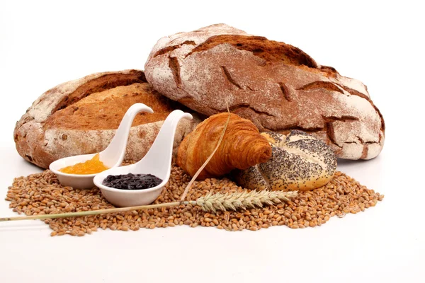 Bread and marmalade — Stock Photo, Image