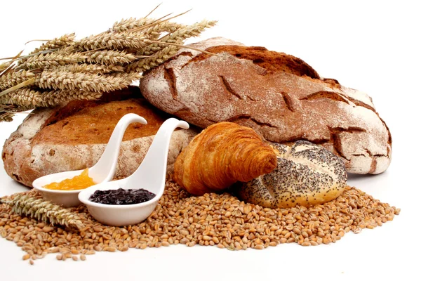 Хлеб и мармелад — стоковое фото