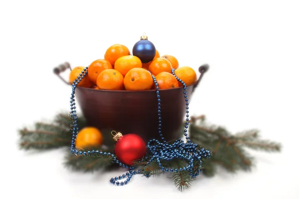 クリスマスのフルーツ — ストック写真