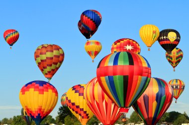 Hot air balloons clipart