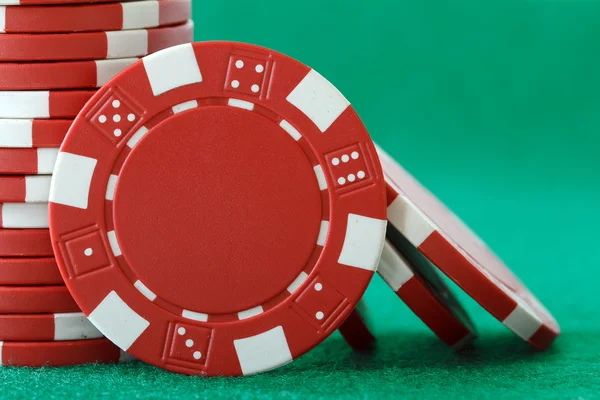 Фишки для покера — стоковое фото